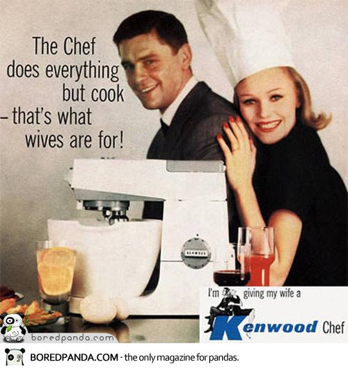 La cucina: ecco a cosa servono le mogli!